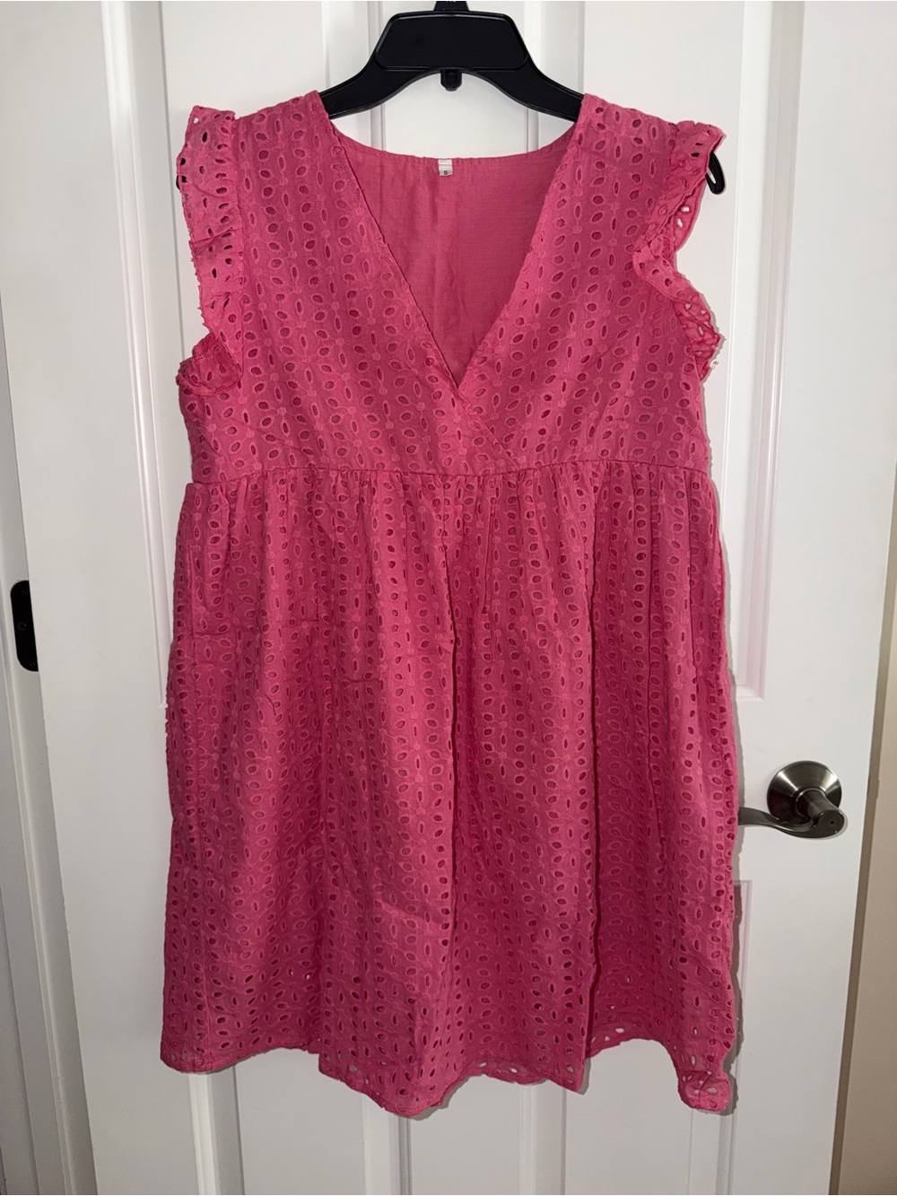 Women’s Pink Eyelet Dress Size S